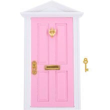Porte de fée en bois, accessoire pour maison miniature
