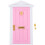Porte de fée en bois, accessoire pour maison miniature 1