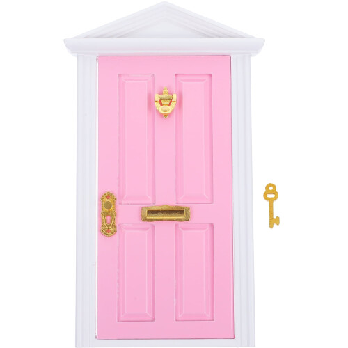 Porte de fée en bois, accessoire pour maison miniature