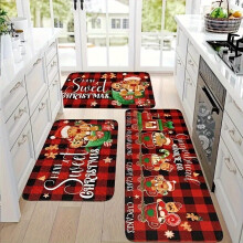 Christmas Kitchen Mat Set 40x60+50x80+45x120cm (3pcs)