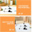 2pcs Foldable Copy Table Artist Drawing Light Pad Stand Adjustable Tracing Board Holder Bracket 8