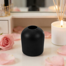 2 st svarta Reed Diffuser-burkar 300 ml förtjockade dekorativa tomma aromaterapidiffusorflaskor i glas