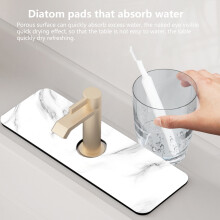 Pernă de chiuvetă absorbantă din pământ de diatomee, impermeabilă, 1 pachet