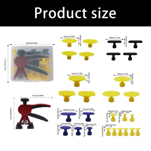 Compact Plastic Vehicle Dents Puller Handheld Tool For Car 2