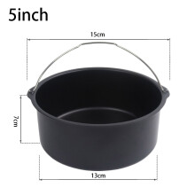 Moule à gâteau antiadhésif de 12,5 cm pour friteuse à air chaud