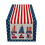 Linen Patriotic Table Runner 72 x 13 in 1
