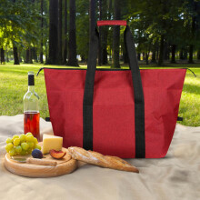 Bolsa de picnic isotérmica para exteriores de 20 litros, plegable y con bandolera.
