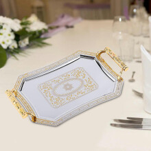 TUMALL reusable pattern tray organizer gold small