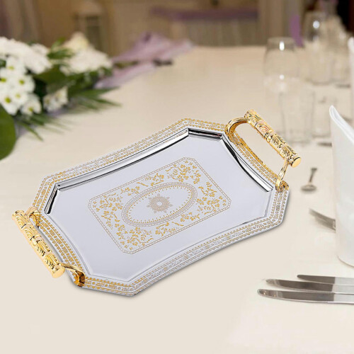 TUMALL reusable pattern tray organizer gold small