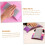 2 cuscini in silicone per braccioli e mani per onicotecniche, eleganti e comodi, per nail art, colore casuale. 5