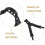 2pcs Black Nylon Hard Hat Chin Protective Strap Replacement for Helmet 3