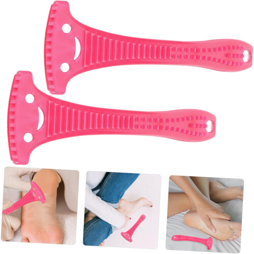 Lima esfoliante per pedicure, 2 pezzi, 13,5 cm, in ABS. 2