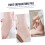 Lima esfoliante per pedicure, 2 pezzi, 13,5 cm, in ABS. 4