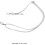 2pcs Adjustable PU Leather Crossbody Shoulder Straps with Light Gold Hardware 2