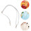2pcs Adjustable PU Leather Crossbody Shoulder Straps with Light Gold Hardware 7