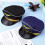 2pcs Captain Pilot Hats Cosplay Costume Hat Stage Performance Prop Classic Style Polyester Material 7