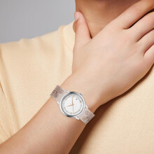 2 Stück Silikon-Uhrenarmbänder, Ersatzarmbänder mit floralem Gravurdesign, weiches und flexibles Armband