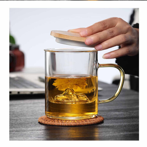 Glas tekop med vandseparationsfilter 1