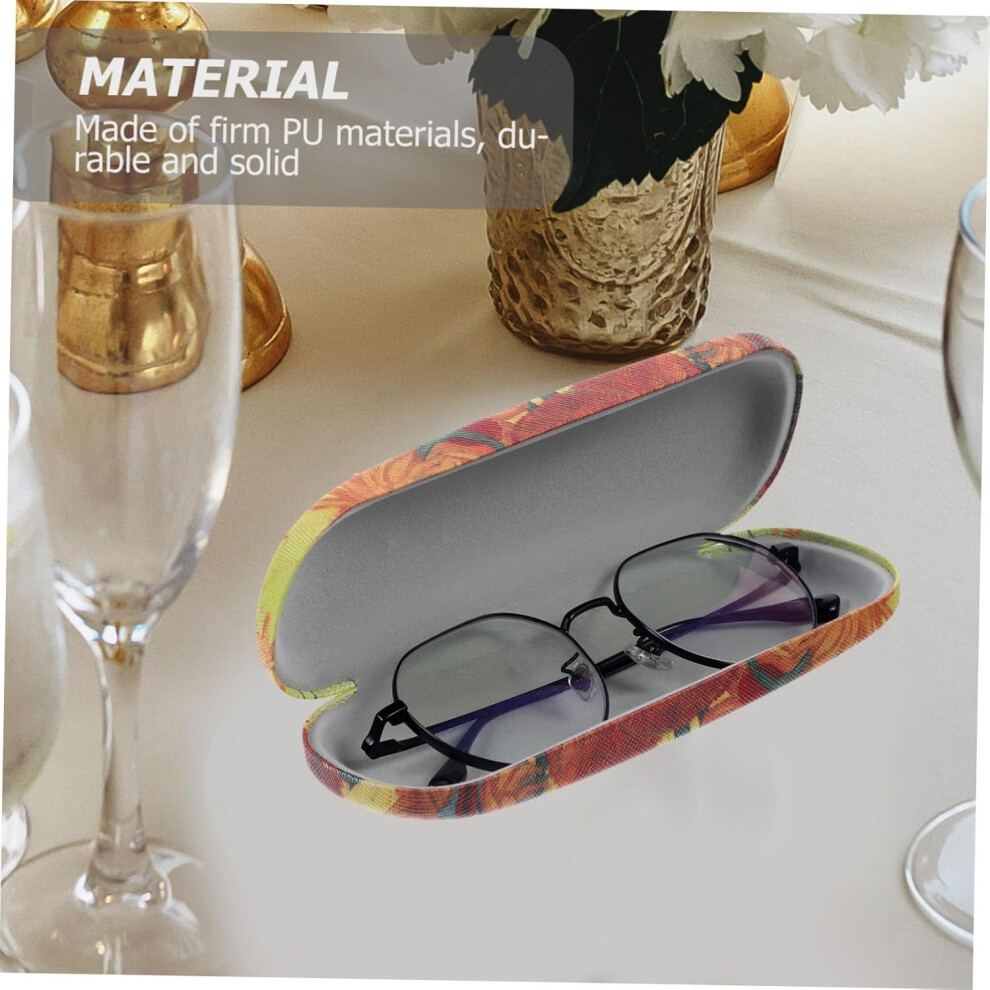 Hkhbjs 2Pcs Hard Shell Sunglass Case Sunglasses Travel Organizer Eyeglass Storage Glasses Case