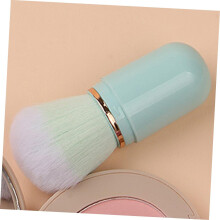 2pcs Travel Makeup Brush Capsule Retractable Blush Brush Soft Gentle Bristles for Blush Foundation Eye Shadow