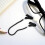 2pcs Black Polyester Hat Clip Glasses Strap, Adjustable Windproof Cap Keeper 5