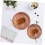 20pcs Wood Grain Paper Plate for Gathering Fruit Plate Design Convenient Multi-Function 6