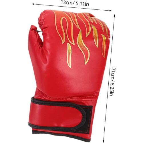 2 pares Punching Mitts Set - Luvas de Sparring ventiladas de couro Pu 1