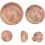 20pcs Wood Grain Paper Plate for Gathering Fruit Plate Design Convenient Multi-Function 7