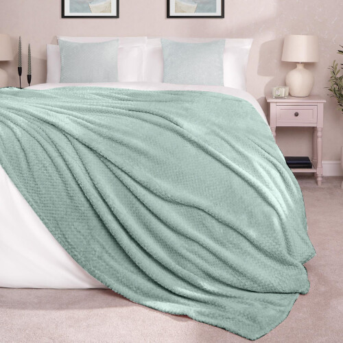 Pineapple Plaid Coral Velvet Blanket 1