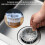 Kitchen Sink Filter Mesh Bag Polyester 100 Pcs 11x9cm 5