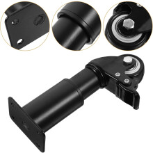 4pcs Adjustable Furniture Legs with Swivel Casters for Sofa Bed and Cabinet