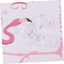 2pairs Transparent Silicone Ear Plugs for Interphone Comfortable Ear
