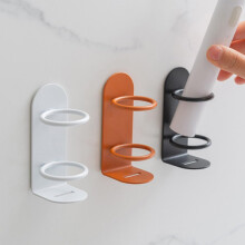 Juego de 3 soportes de pared para cepillos de dientes, soporte de hierro impermeable para cepillos de dientes eléctricos.