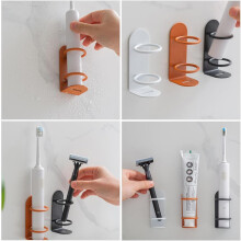 3-teiliges Wand-Zahnbürstenhalter-Set, wasserdichter elektrischer Zahnbürstenhalter aus Eisen