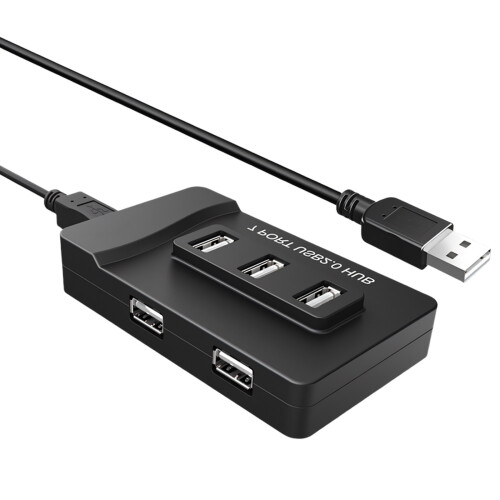 Adaptateur USB 2.0, extension multi-séparateur USB, accessoires
