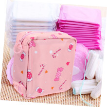 2 ks sáčků na hygienické vložky, opakovaně použitelný sáček na menstruační vložky, kompaktní držák tamponů