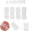 4Pcs Universal Plastic Buckles for Swim Goggles Replacement Buttons 7