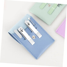 Set di 3 tagliaunghie per uomo, kit professionale per manicure, tagliaunghie da viaggio per la cura della persona a casa.