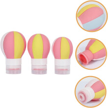 9 leere Reiseflaschen in Form von Heißluftballons, wiederbefüllbar für Kosmetikartikel wie Flüssigseife und Make-up