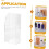 2pcs Remote Control Box Holder Mount Acrylic Wall Mount Organizer Storage Remote Holder 6