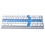 Clear Side Printed Unique Art Keycaps 19-Key For Gaming-Blue 1