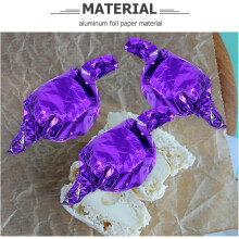 Verpakking van 200 chocoladeballen, snoepverpakking, folieverpakking, lichtgewicht, gemakkelijk in te pakken.