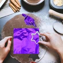 200 Stück Schokoladenkugel-Verpackungspapier, Bonbon-Einpackpapier, leichtes Folien-Einpackpapier, einfach