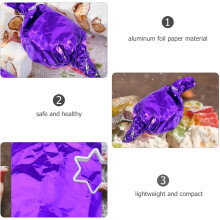 200pcs Chocolate Ball Packaging Candy Wrapping Paper Foil Wrapping Paper Lightweight Easy