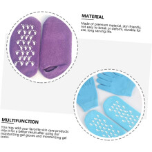 2 Sets Gel-Feuchtigkeitshandschuhe und -socken für die Hand- und Fußpflege über Nacht und für Manikürebehandlungen