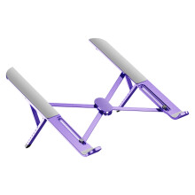 Support pliable pour ordinateur portable avec une large-Violet