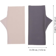 2 paar UV-beschermende handschoenen voor nagelstudio's, vingerloze handschoenen voor dames, ademend en lichtgewicht.