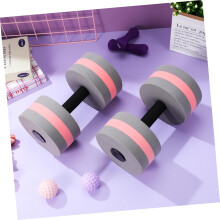 2pcs Floating Dumbbells Water Barbell Eva Fitness Barbells Lightweight Swimming Exercise Equipment