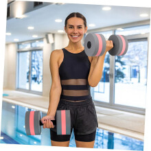 2 db úszó súlyzó, vízi súlyzó, Eva fitnesz súlyzók, könnyű úszóedzőeszközök