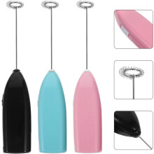 3-delige handmixerset voor epoxyhars, zwart, roze en blauw (zonder batterijen)